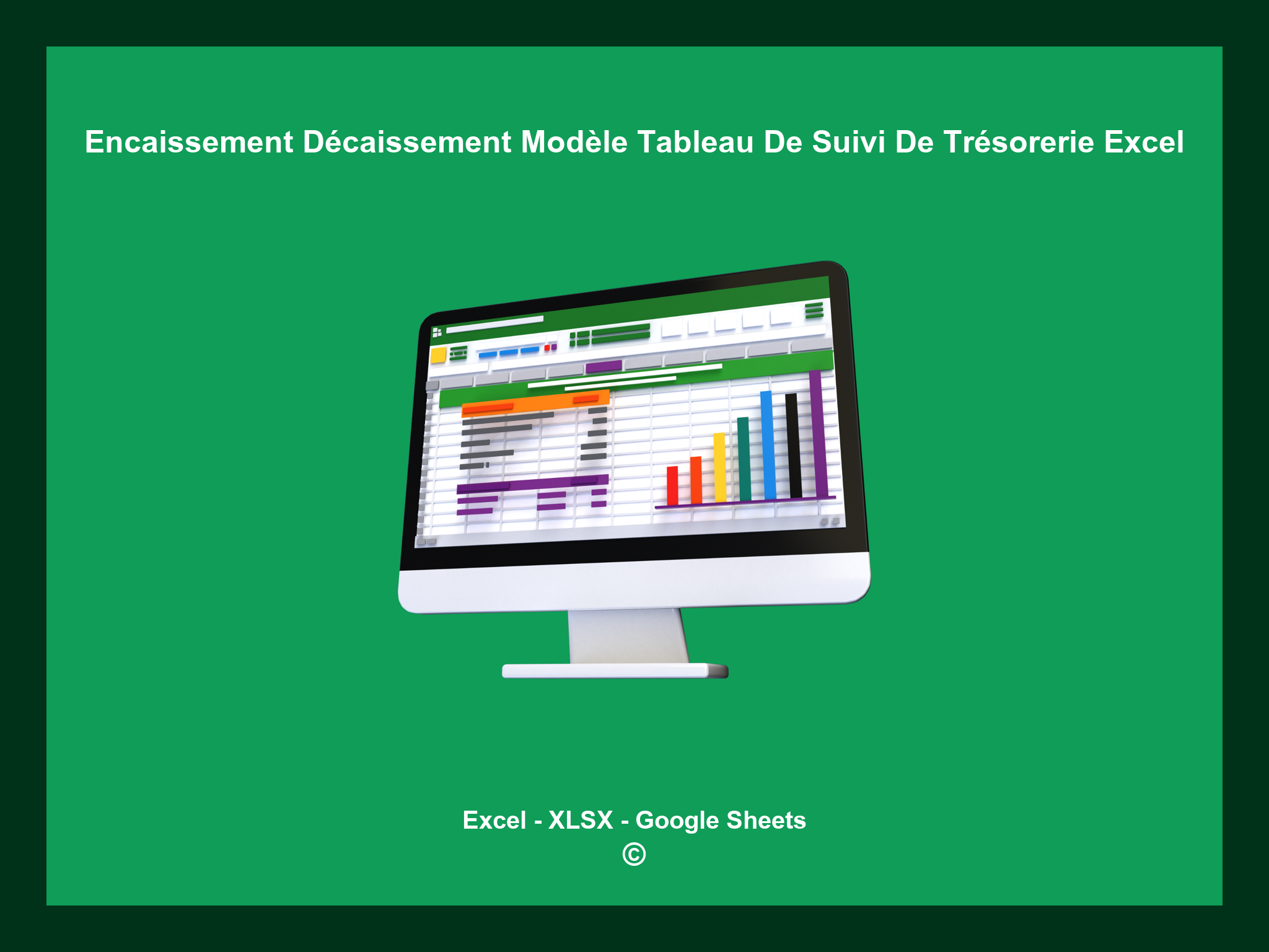 Encaissement Décaissement Modèle Tableau De Suivi De Trésorerie Excel