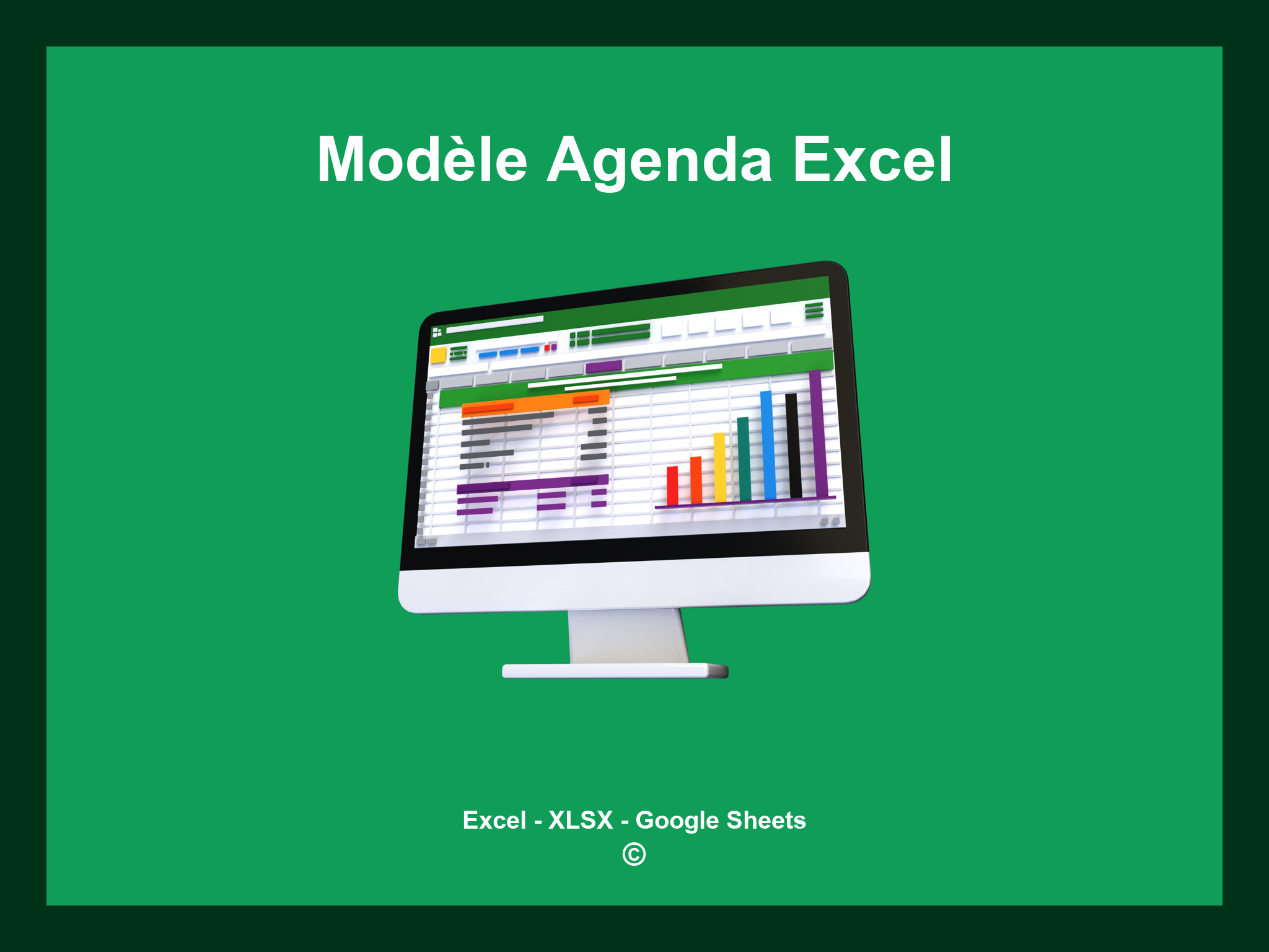 Modèle Agenda Excel