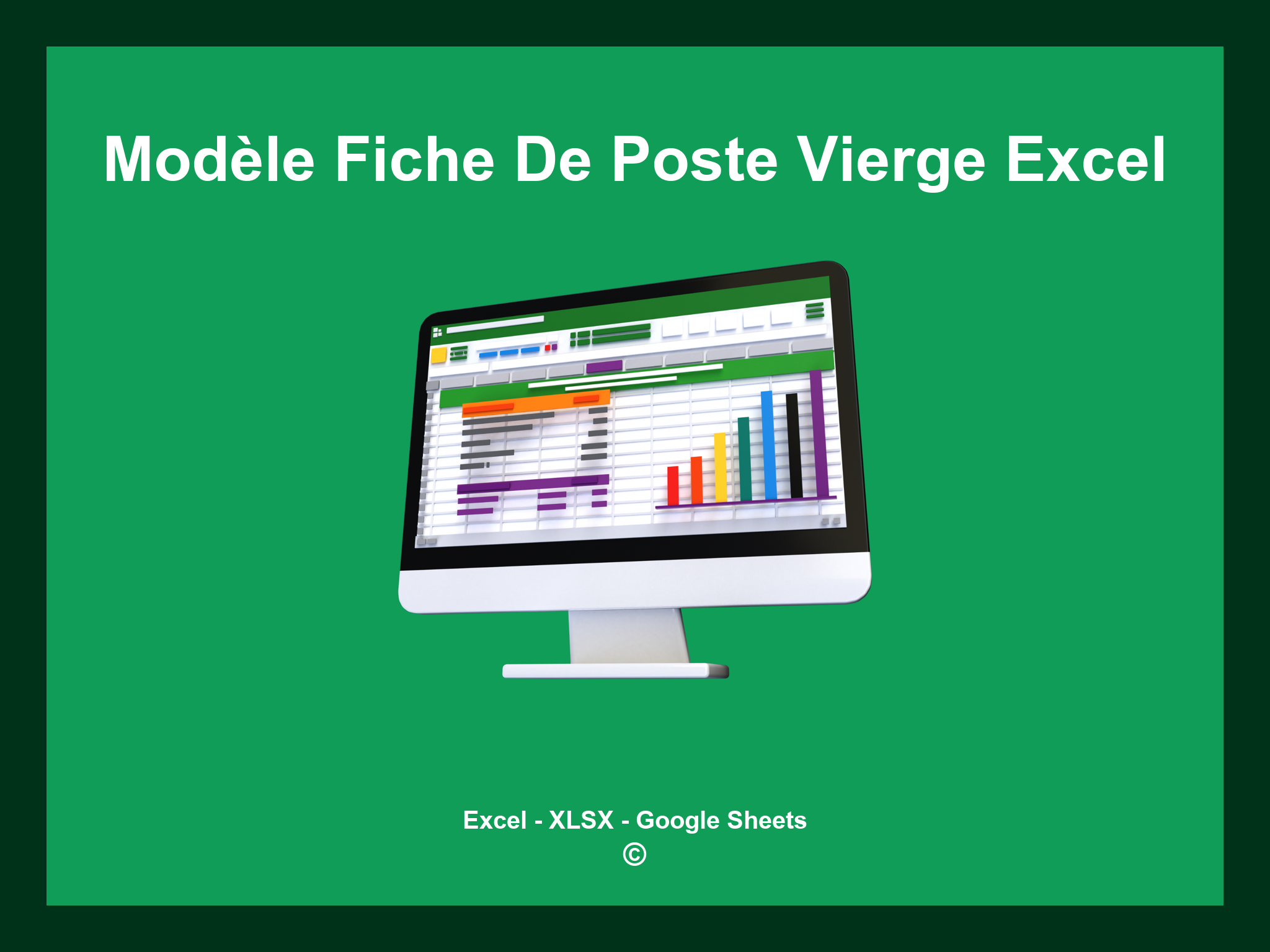 Modèle Fiche De Poste Vierge Excel