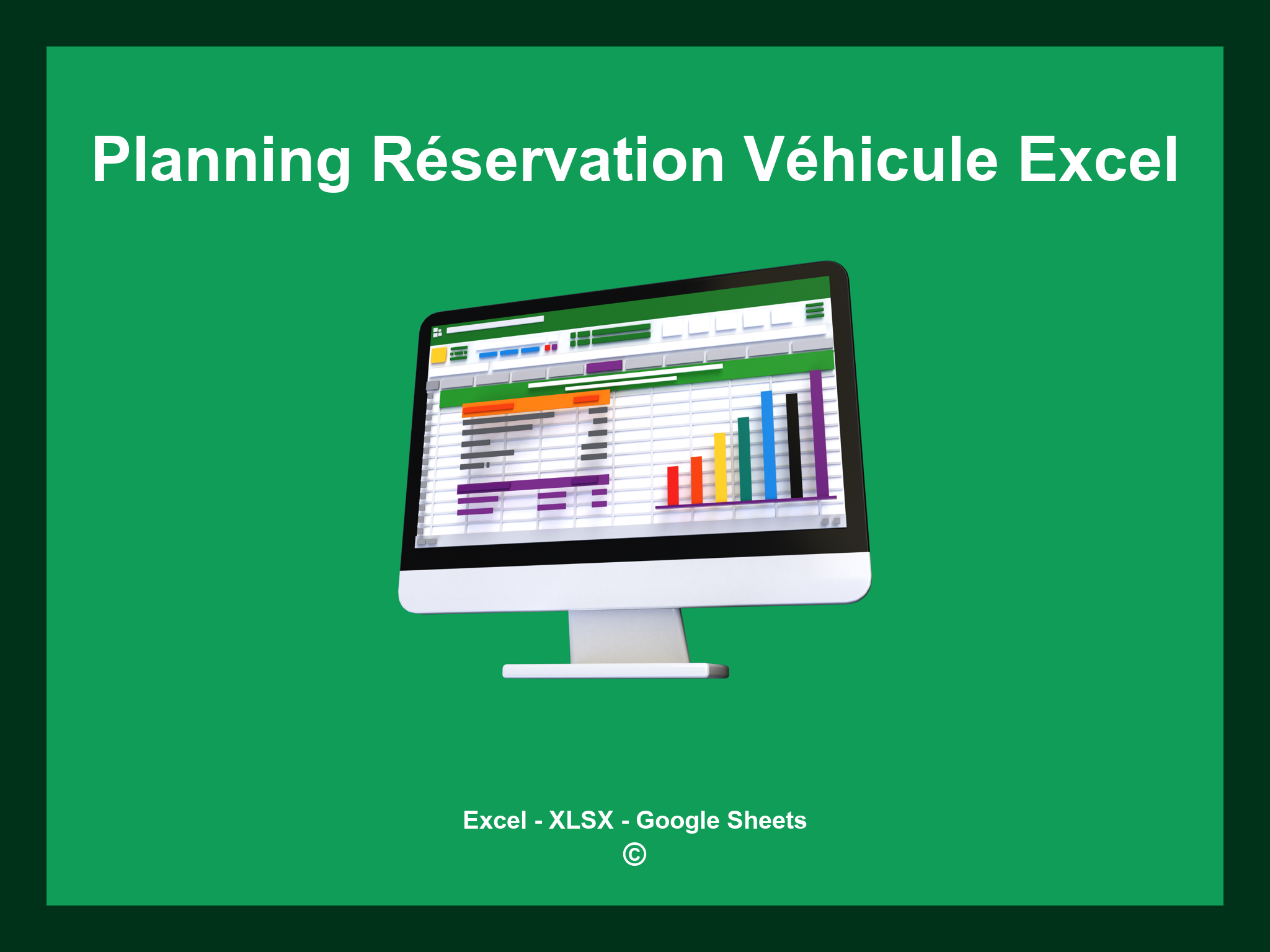 Planning Réservation Véhicule Excel