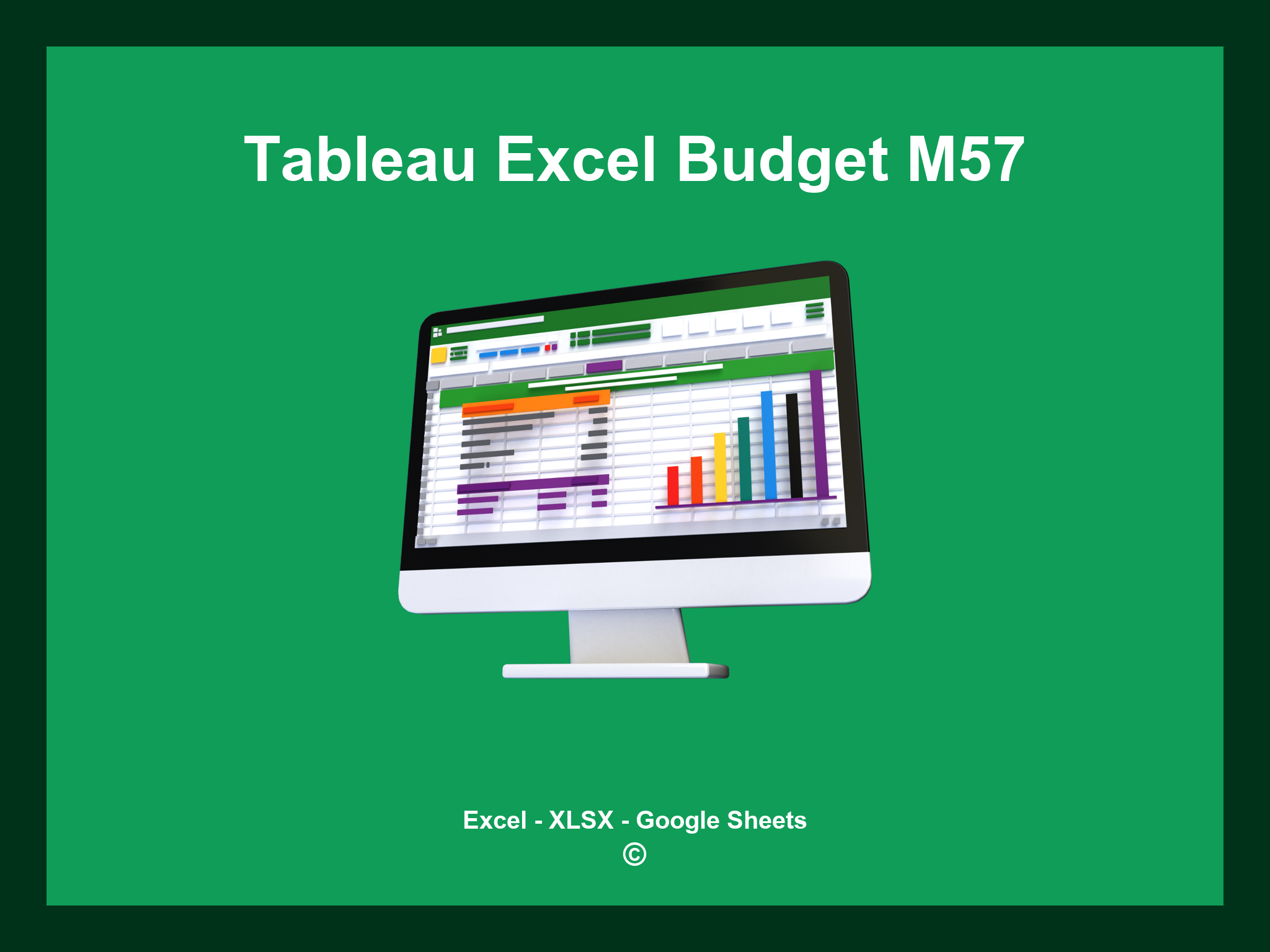 Tableau Excel Budget M57